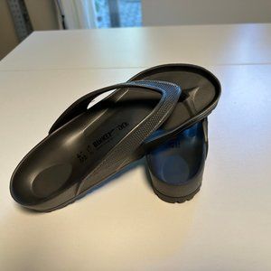 Birkenstock EVA thong, Gray metallic, size 41